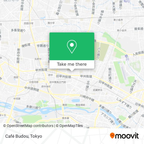 Café Budou map