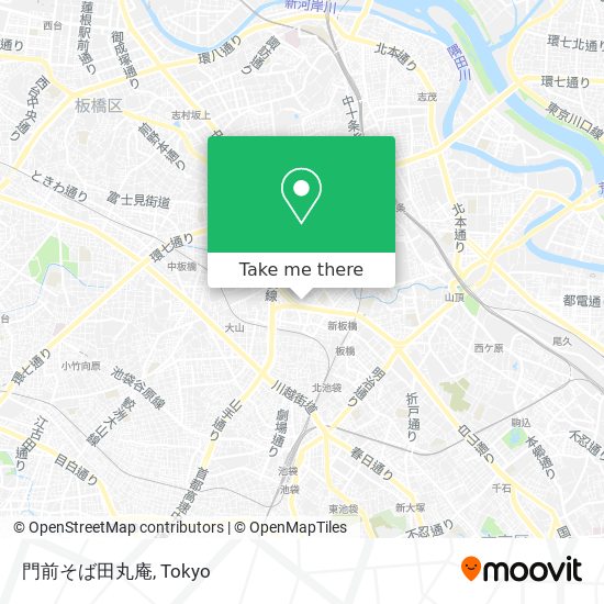 門前そば田丸庵 map