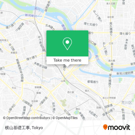 横山基礎工事 map