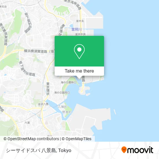 シーサイドスパ 八景島 map
