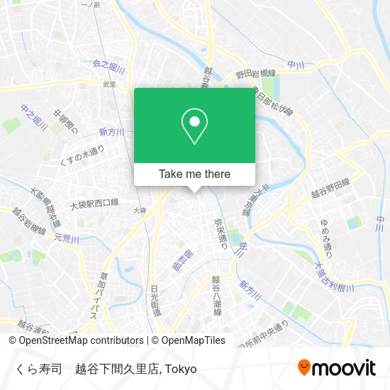 くら寿司　越谷下間久里店 map