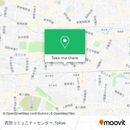 西部コミュニティセンター map