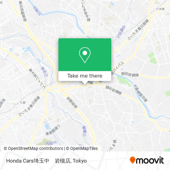 Honda Cars埼玉中　岩槻店 map