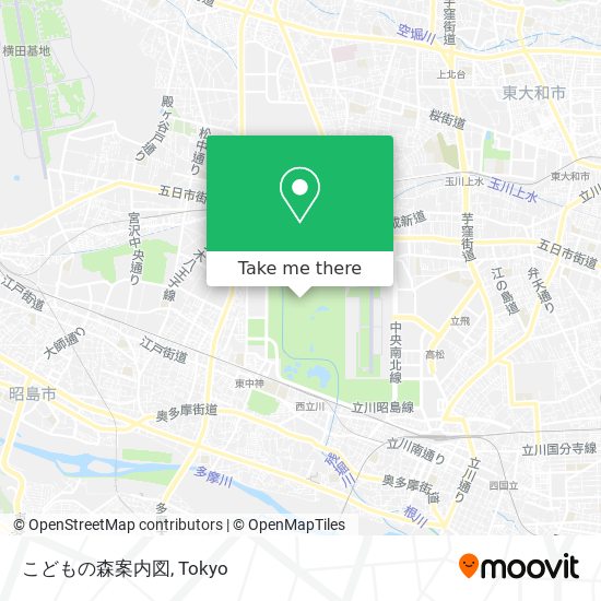 こどもの森案内図 map