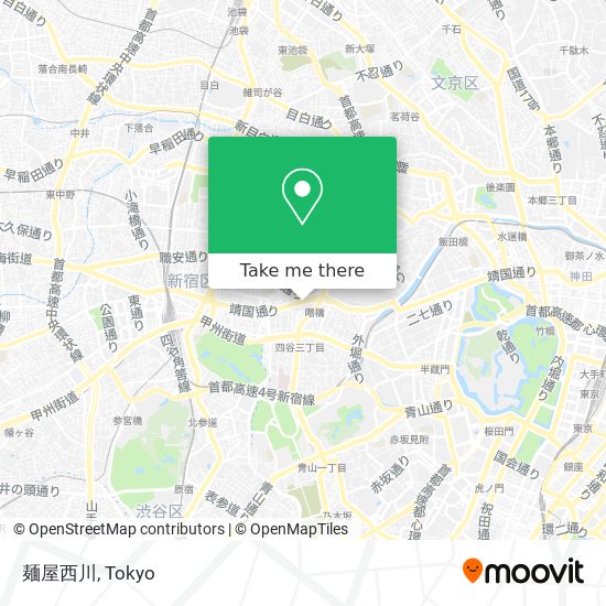 麺屋西川 map