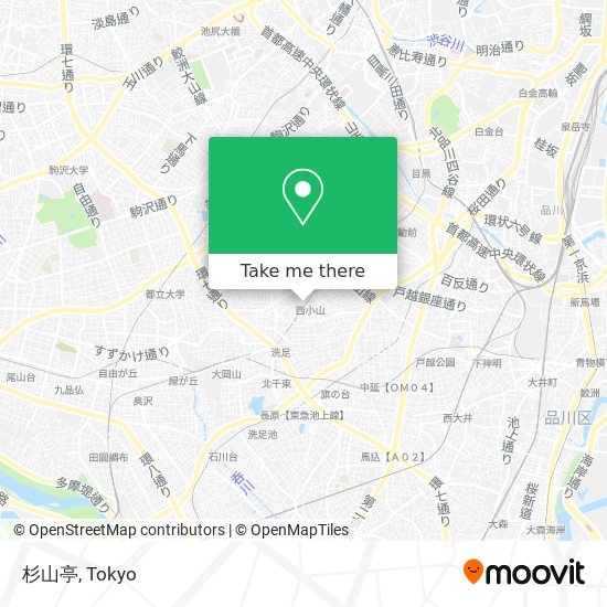 杉山亭 map