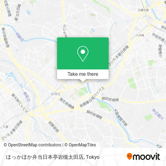 ほっかほか弁当日本亭岩槻太田店 map