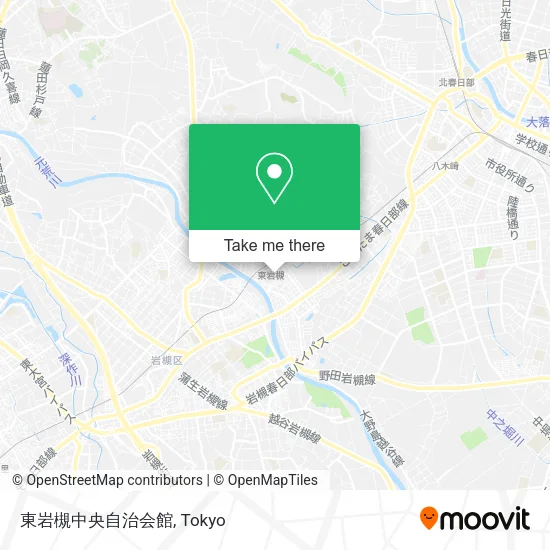 東岩槻中央自治会館 map