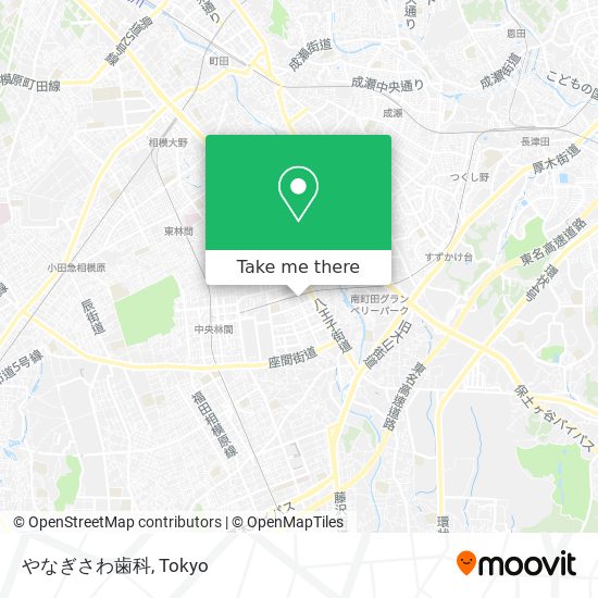 やなぎさわ歯科 map