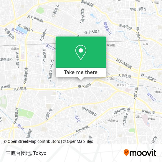 三鷹台団地 map