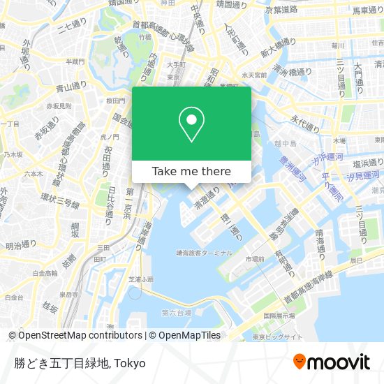 勝どき五丁目緑地 map