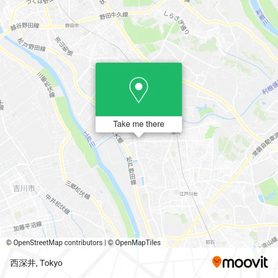 西深井 map
