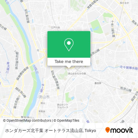 ホンダカーズ北千葉 オートテラス流山店 map