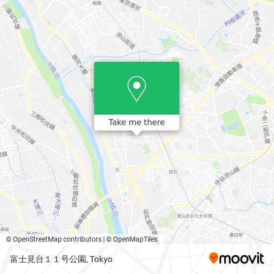 Fujimidai 11th Park map