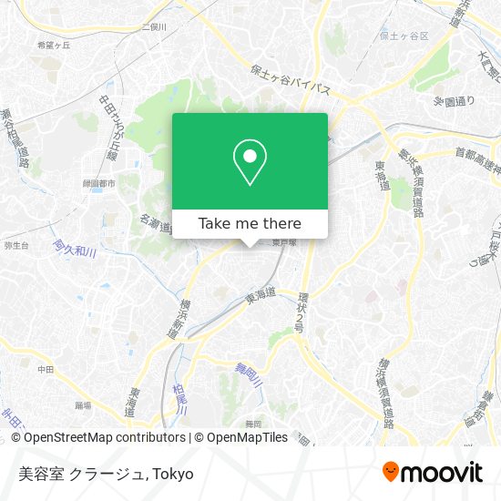 美容室 クラージュ map
