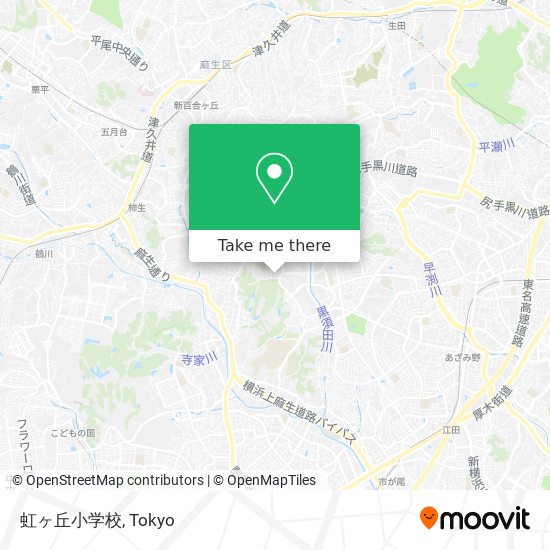 虹ヶ丘小学校 map