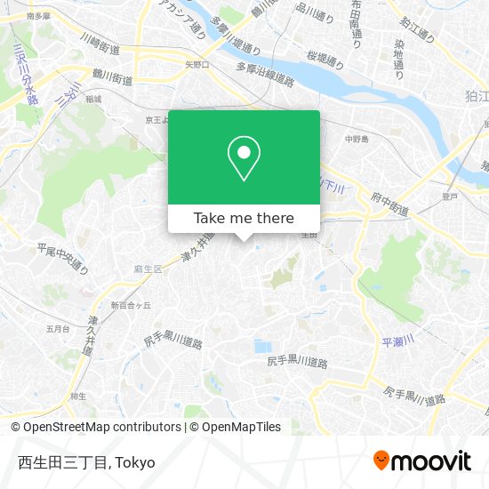 西生田三丁目 map