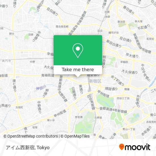 アイム西新宿 map