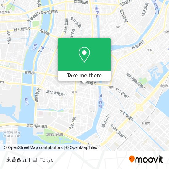 東葛西五丁目 map