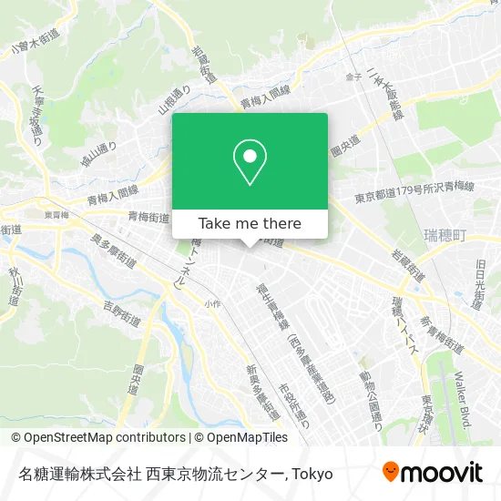 名糖運輸株式会社 西東京物流センター map