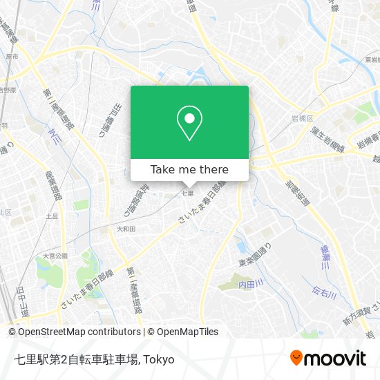 七里駅第2自転車駐車場 map