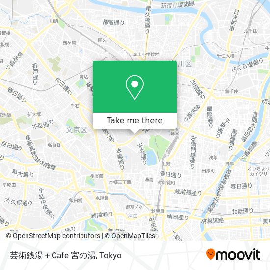 芸術銭湯＋Cafe 宮の湯 map