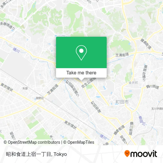 昭和食道上宿一丁目 map