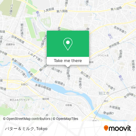 バター＆ミルク map