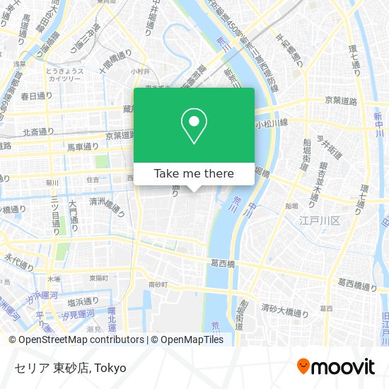 セリア 東砂店 map