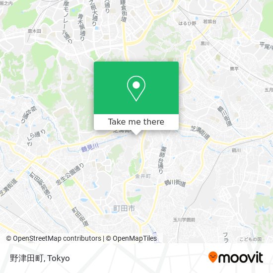 野津田町 map