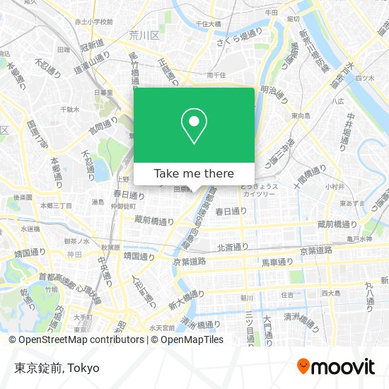 東京錠前 map