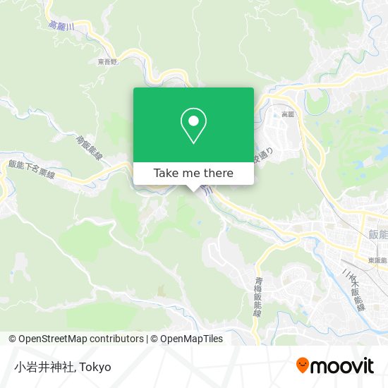 小岩井神社 map