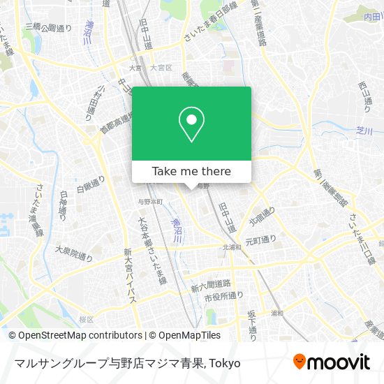 マルサングループ与野店マジマ青果 map