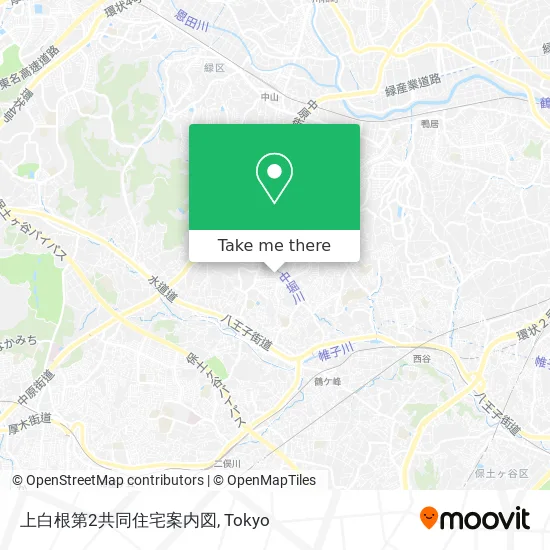 上白根第2共同住宅案内図 map