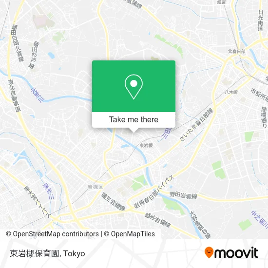 東岩槻保育園 map