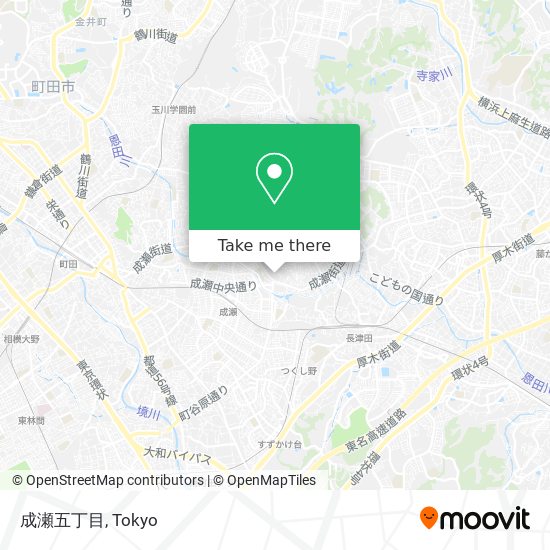 成瀬五丁目 map