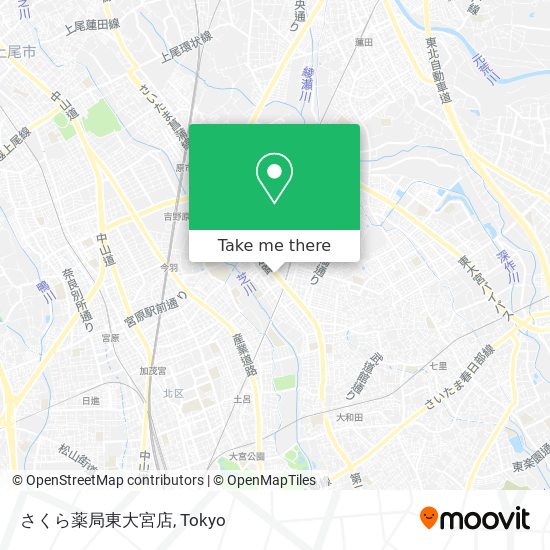 さくら薬局東大宮店 map