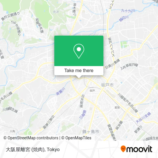 大阪屋離宮 (焼肉) map