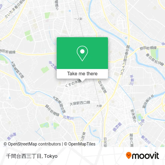 千間台西三丁目 map