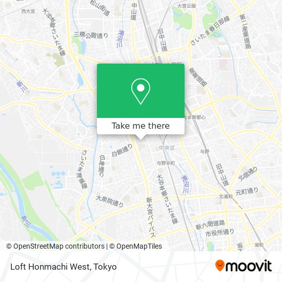 Loft Honmachi West map