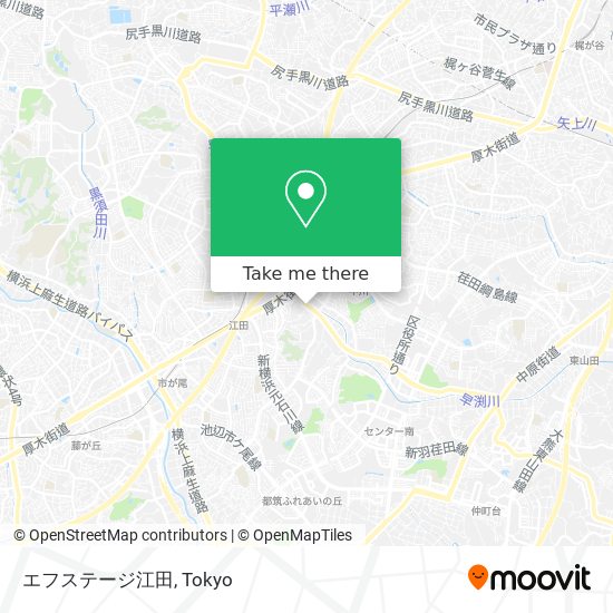 エフステージ江田 map