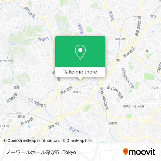 メモワールホール藤が丘 map
