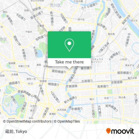 蔵前 map