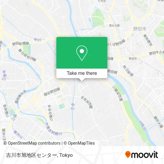 吉川市旭地区センター map