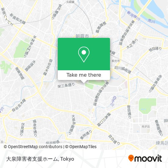 大泉障害者支援ホーム map