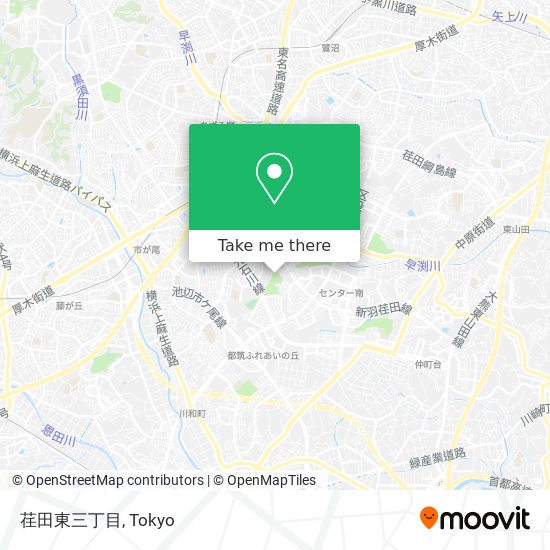荏田東三丁目 map