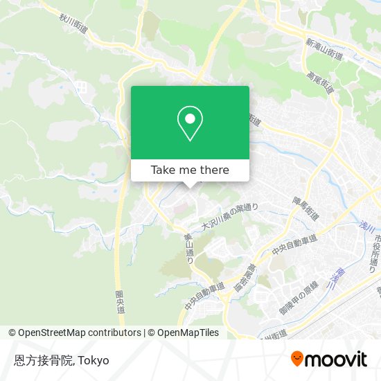 恩方接骨院 map