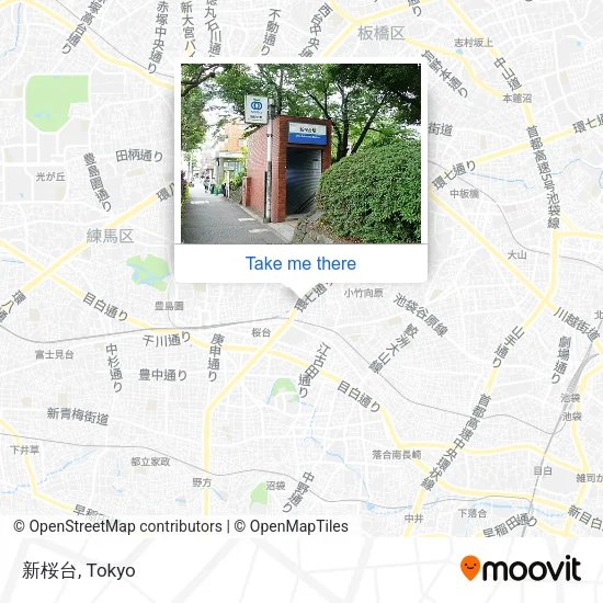 新桜台 map