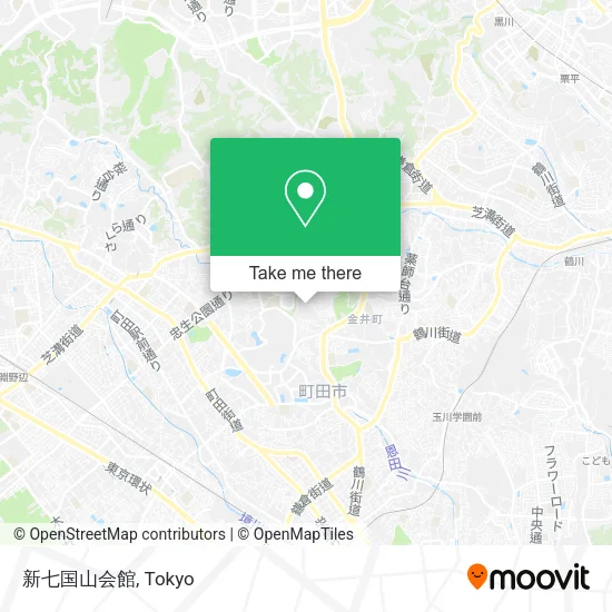 新七国山会館 map