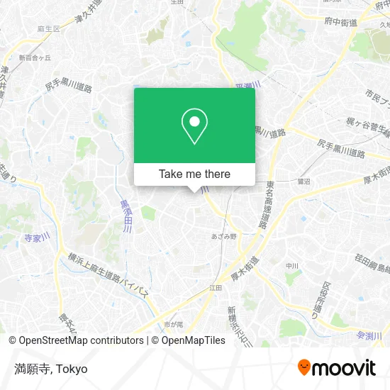 満願寺 map